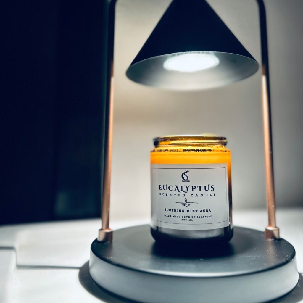 Long-Lasting and Budget-Friendly candle eucalyptus candle in a candle warmer