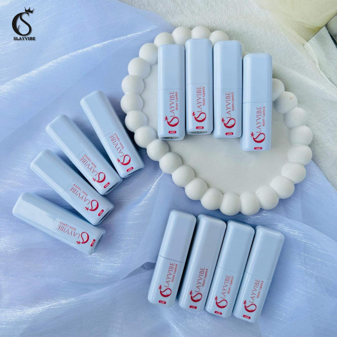 Slayvibe Matte Lipstick | Long-Lasting Smudge Proof Matte Shades - Image 3
