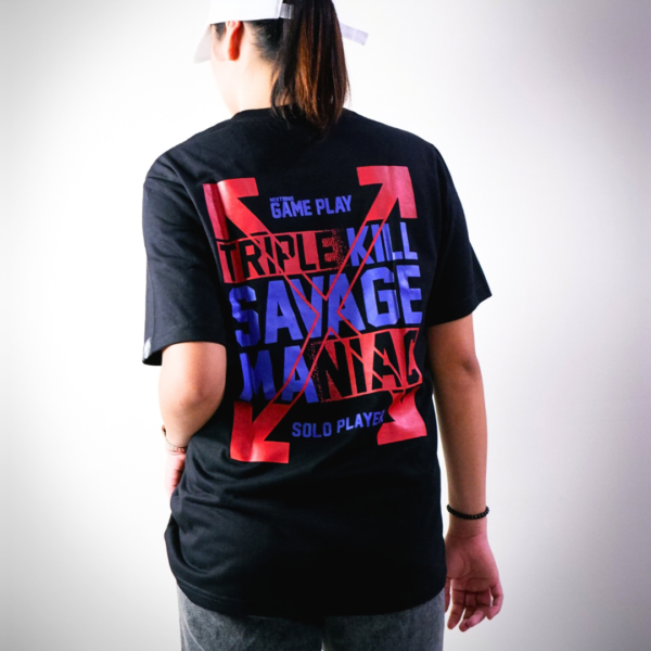 gameplay back image shirt black