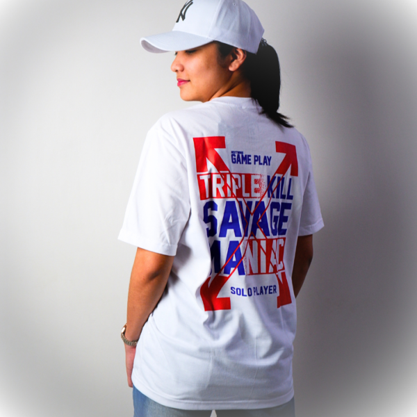 gameplay back image shirt white