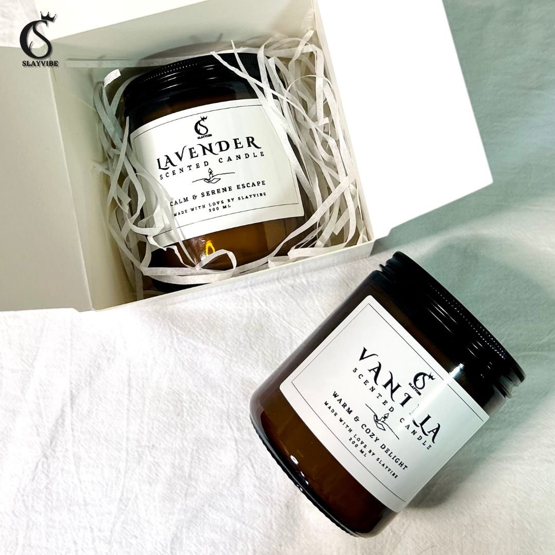 Scented Candles 200ml – Pure Soy Wax Natural Aromatherapy, Long-Lasting, Handmade, Relaxing Scents - Image 5