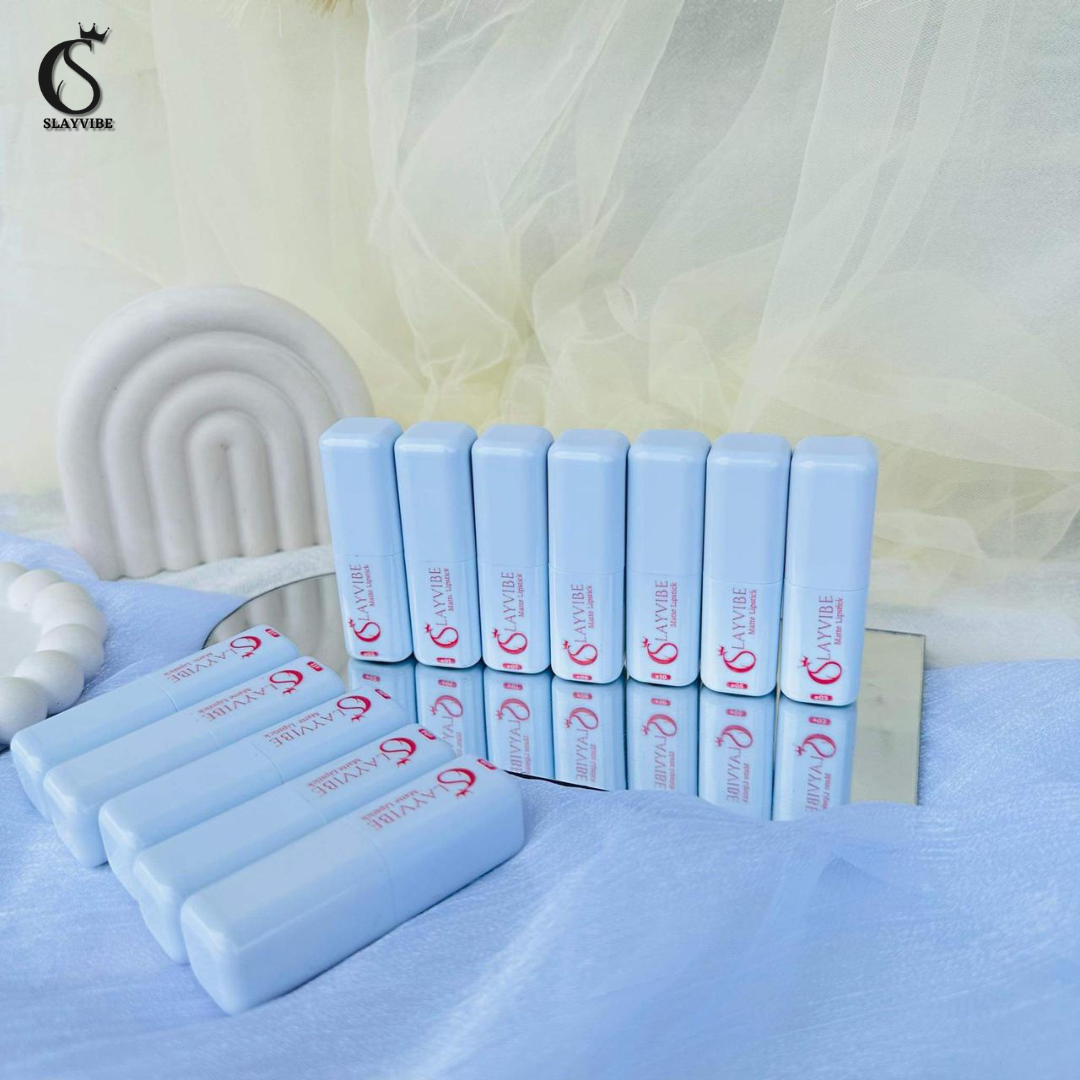Slayvibe Matte Lipstick | Long-Lasting Smudge Proof Matte Shades - Image 4