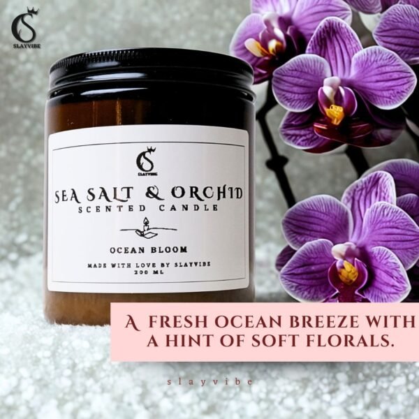 sea salt and orchid