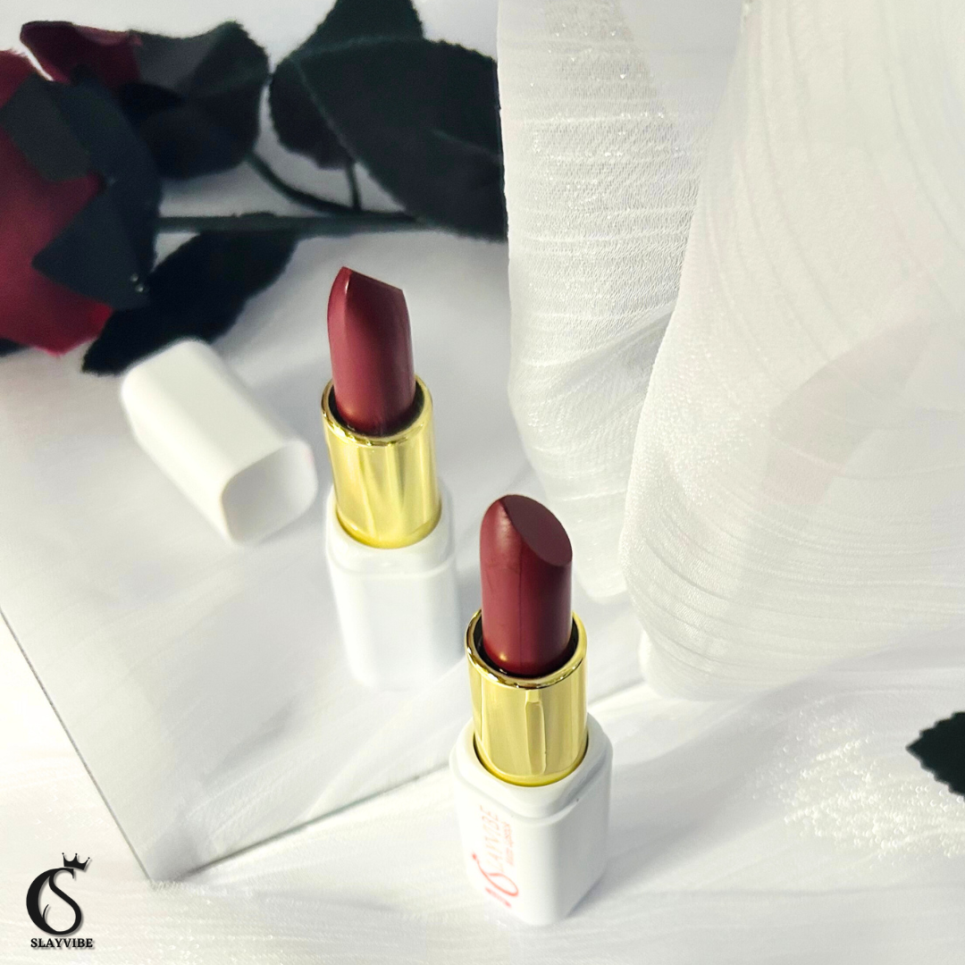 Slayvibe Matte Lipstick | Long-Lasting Smudge Proof Matte Shades - Image 5