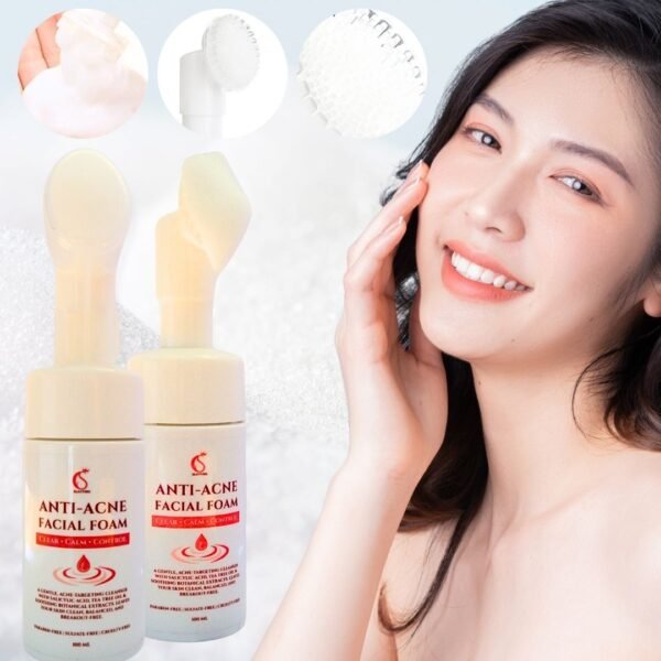 slayvibe anti acne facial foam