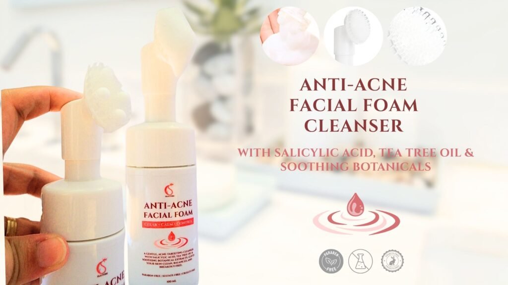 Say Goodbye to Pimples Meet Slayvibe Foam Wash!