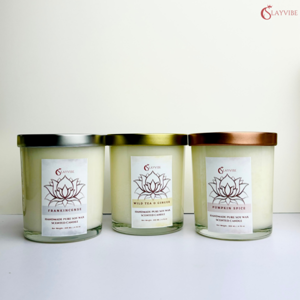 Wild Tea & Ginger Candle – Yoga, Spa & Home Fragrance | Slayvibe - Image 4