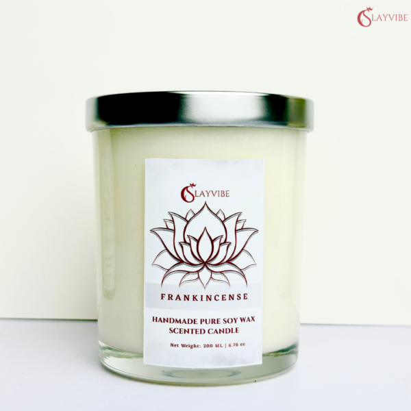Frankincense Soy Wax Candle – Spiritual Healing & Relaxation | Slayvibe - Image 4