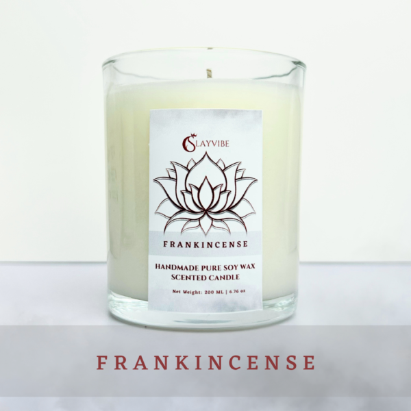 Frankincense Soy Wax Candle – Spiritual Healing & Relaxation | Slayvibe - Image 5