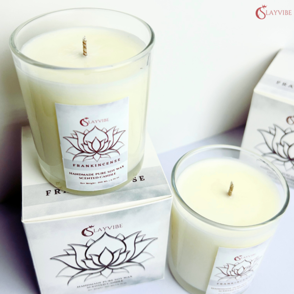 Frankincense Soy Wax Candle – Spiritual Healing & Relaxation | Slayvibe - Image 6