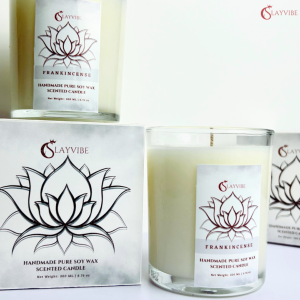 Frankincense Soy Wax Candle – Spiritual Healing & Relaxation | Slayvibe - Image 7