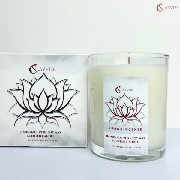 Frankincense Soy Wax Candle – Spiritual Healing & Relaxation | Slayvibe - Image 8