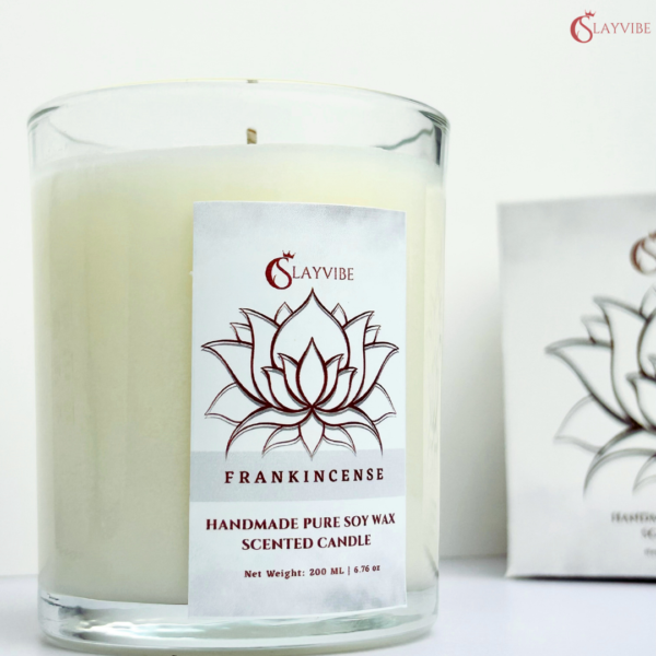 Frankincense Soy Wax Candle – Spiritual Healing & Relaxation | Slayvibe - Image 9
