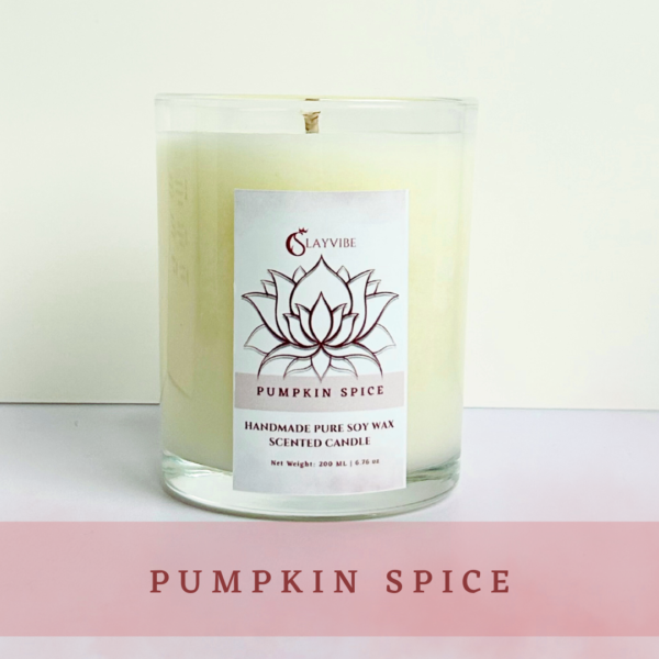 Pumpkin Spice Soy Candle – Aromatherapy for Relaxation | Slayvibe - Image 8