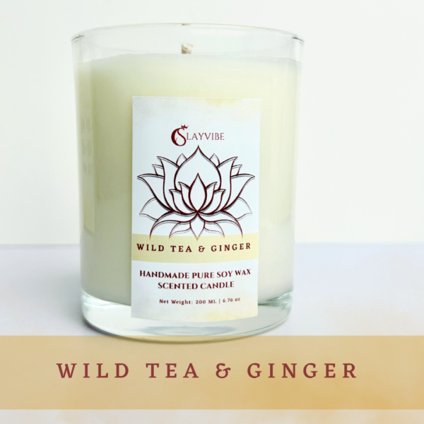 Wild Tea & Ginger Candle – Yoga, Spa & Home Fragrance | Slayvibe - Image 7